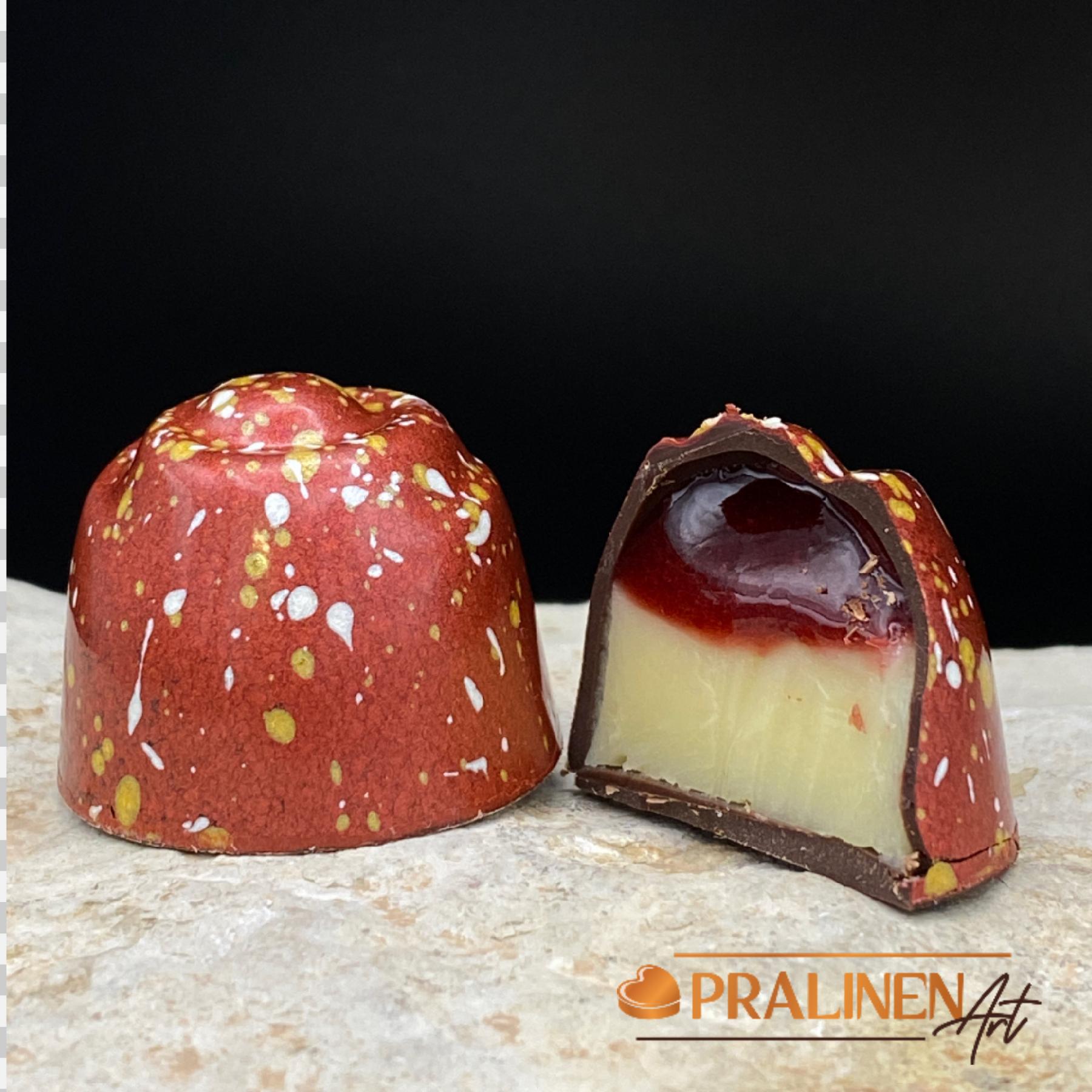 Schwarzw&auml;lder-Kirsch-Pralinen mit Felchlin Costa Rica 70 % 4 St&uuml;ck