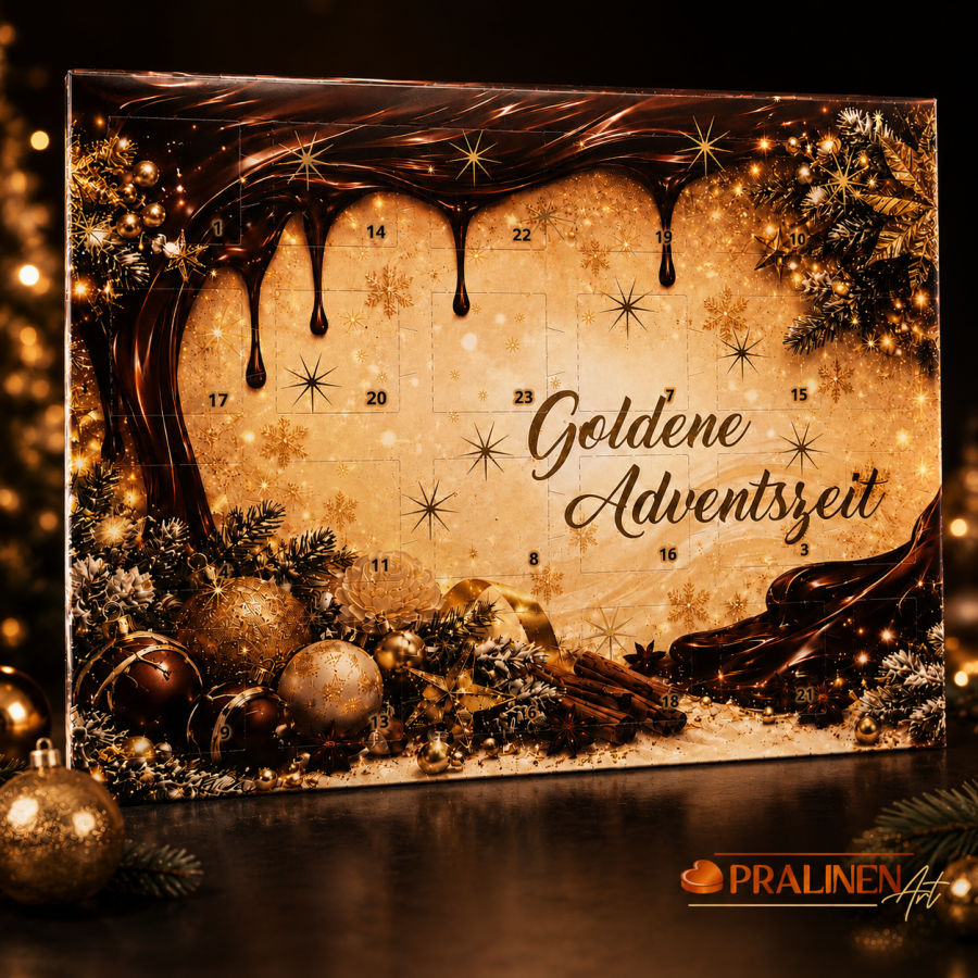 Adventskalender mit Pralinen