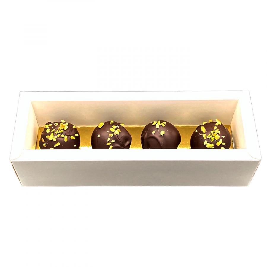 4 XXL Mozartkugeln handgemachte Mozartkugeln mit Belgischer Vollmilchschokolade