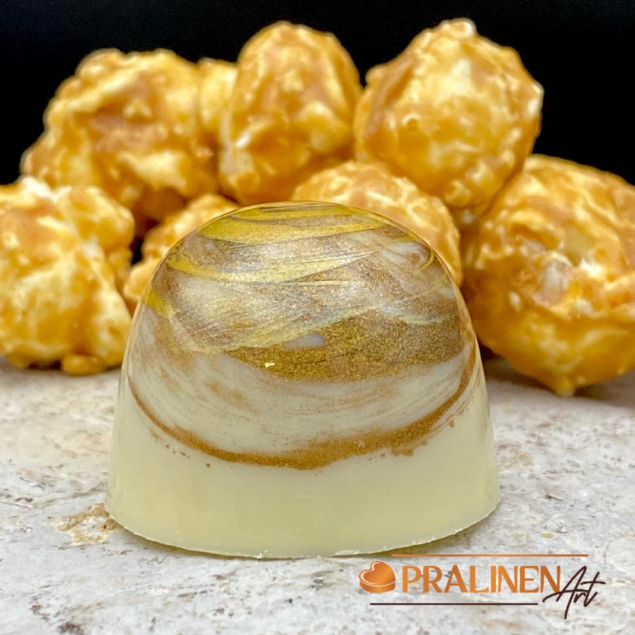 Popcornpralinen kaufen mit weißer belgischer Schokolade