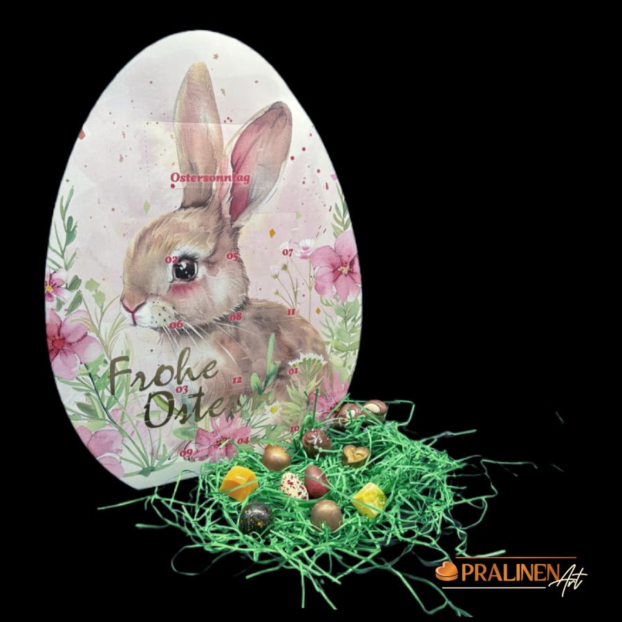 Exklusiver OsterKalender 2025 mit edlen handgemachten Pralinen