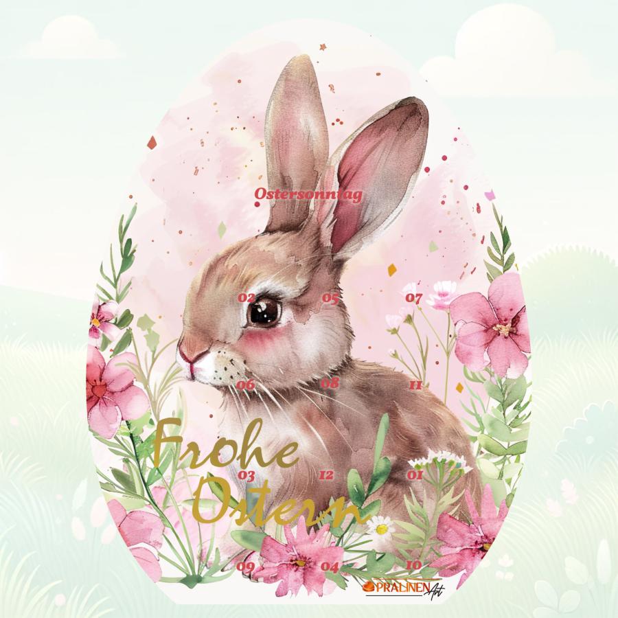 Alkohoilfreier 'Osterkalender mit handgefertigten Pralinen