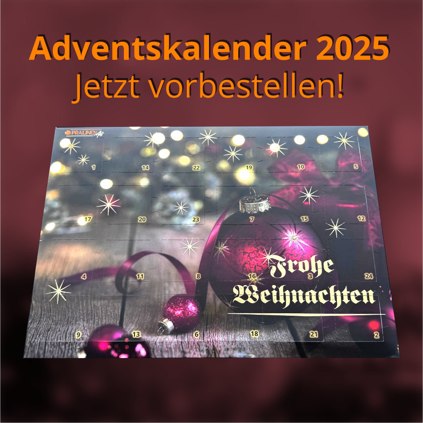 Besondere Adventskalender mit Pralinen und Schokolade