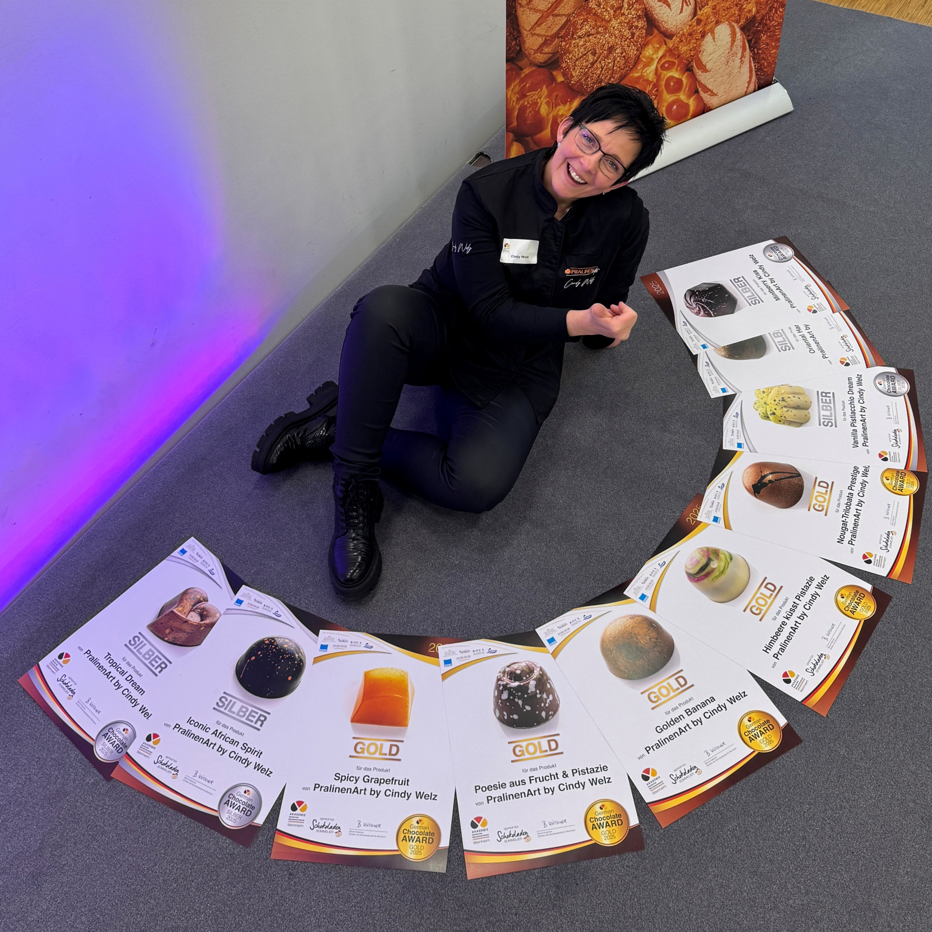 German Chocolate Award 2025 &ndash; 5x Gold und 5x Silber f&uuml;r meine Pralinen von PralinenArt