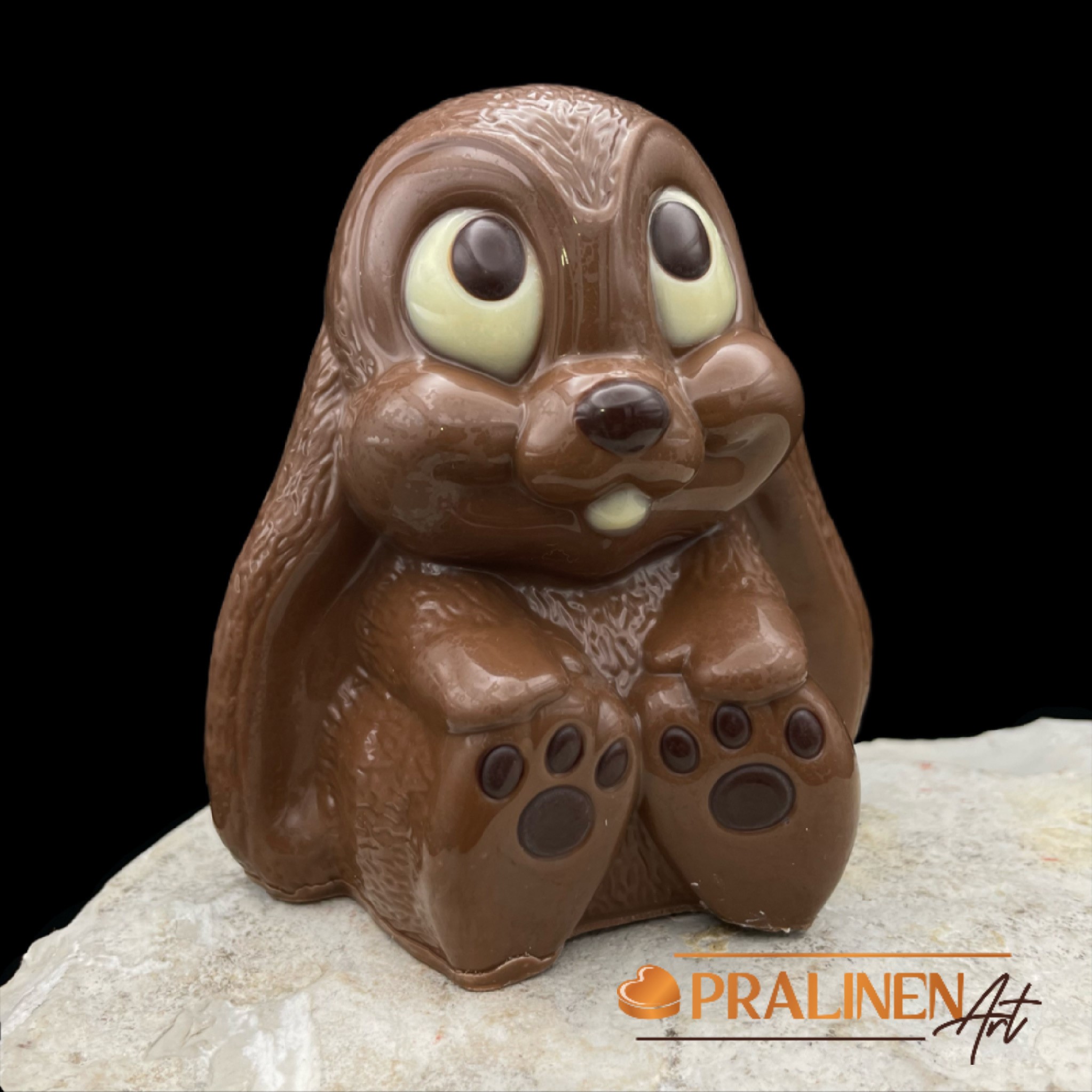 Entdecke die s&uuml;&szlig;e Welt handgefertigter Schokohasen aus Belgischer Schokolade